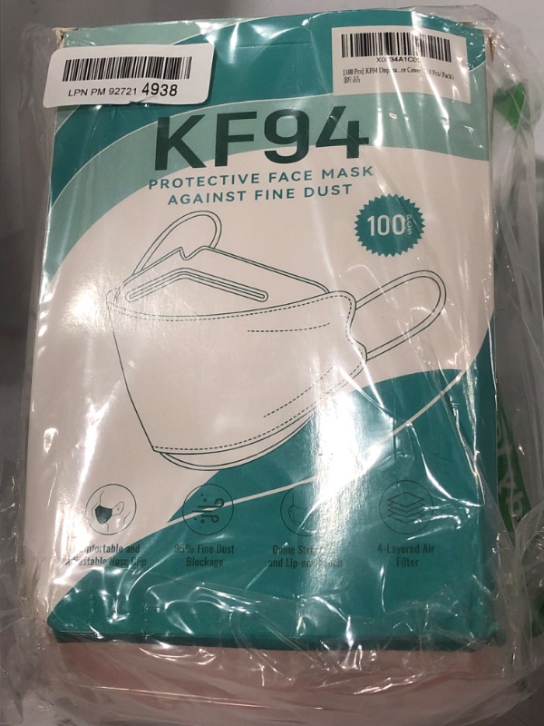Photo 1 of 100 pack of protective face mask 