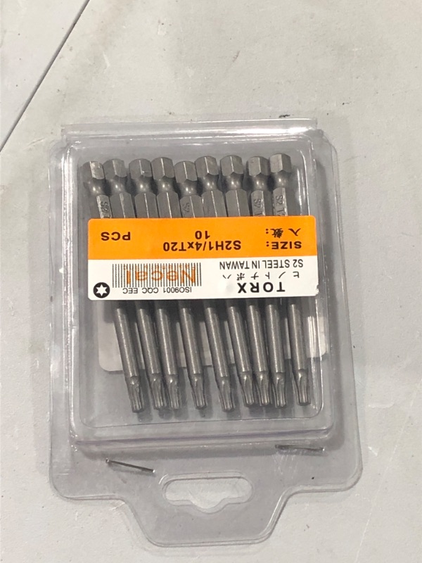 Photo 2 of 10PCS 3"/75mm T20 Torx Head Screwdriver Bit Set