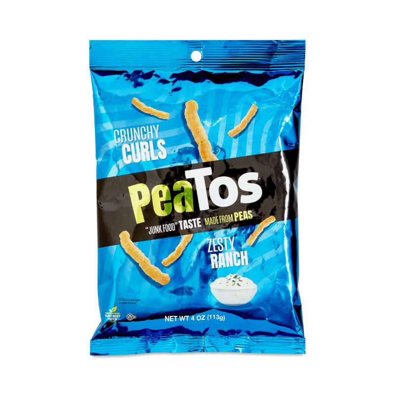 Photo 1 of Peatos: Zesty Ranch Crunchy Curls, 4 Oz, 4 bags