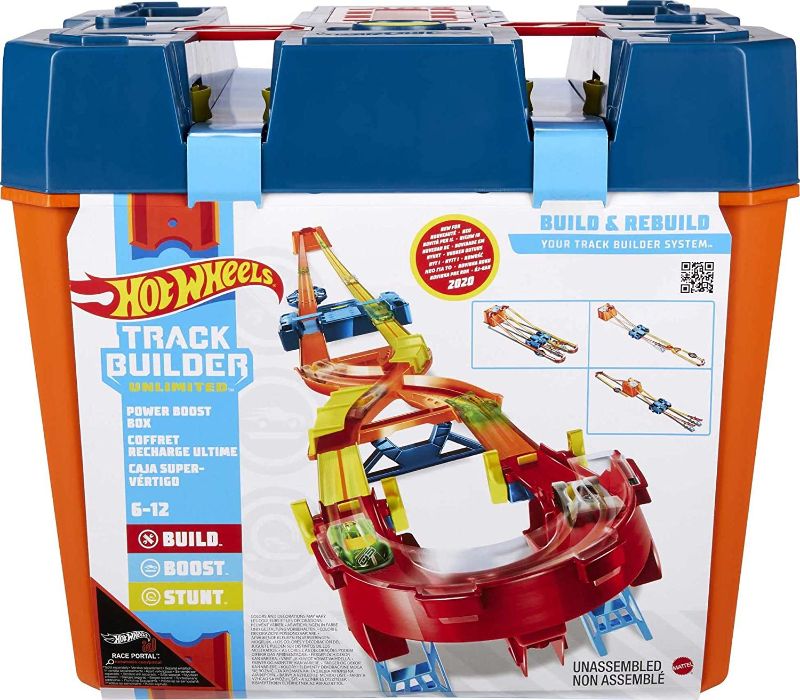 Photo 1 of Hot Wheels Track Builder Unlimited Power Boost Box Compatible with Hot Wheels