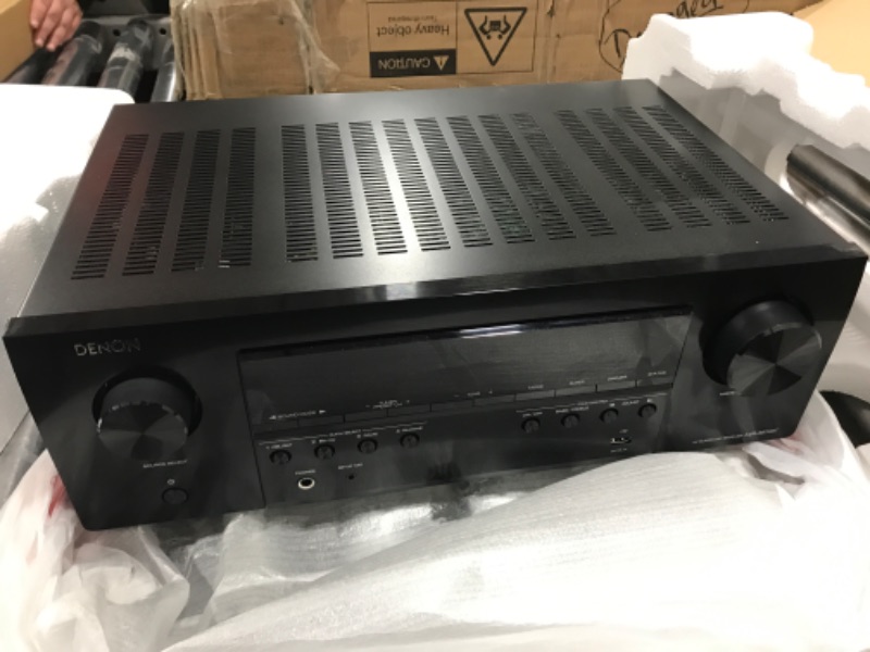 Photo 4 of Denon AVR-S570BT (2022 Model) 5.2 Channel AV Receiver - 8K Ultra HD Audio & Video, Enhanced Gaming Experience, Wireless Streaming via Built-in Bluetooth, (4) 8K HDMI Inputs, Supports eARC