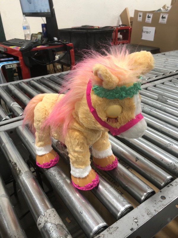 Photo 2 of FurReal Cinnamon, My Stylin’ Pony Toy, 14-Inch Electronic Pets, 80+ Sounds & Reactions, 26 Accessories, Interactive Toys for 4 Year Old Girls and Boys and Up