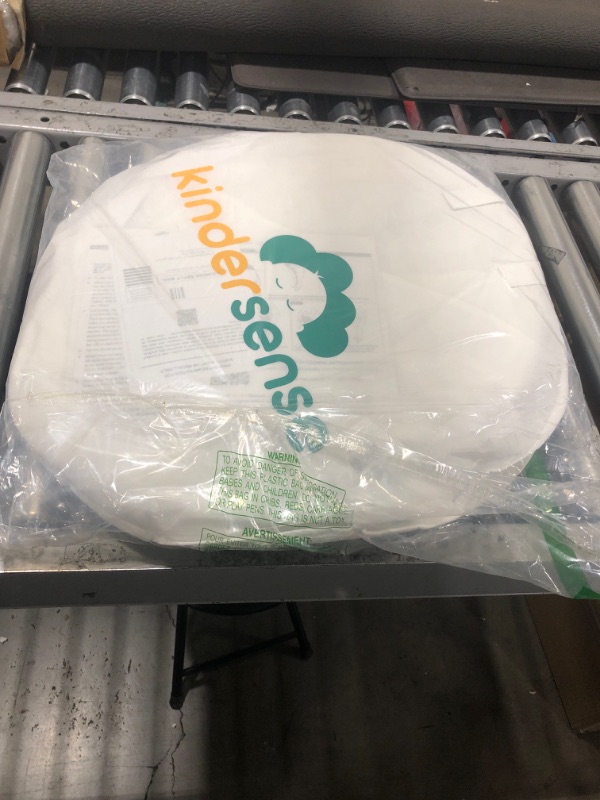 Photo 1 of KinderSense® - Baby Safety Crib Tent - Premium Toddler Crib Topper to Keep Baby from Climbing Out - See Through Mesh Crib Net - Mosquito Net - Pop-Up Crib Tent Canopy to Keep Infant in (White Wave)