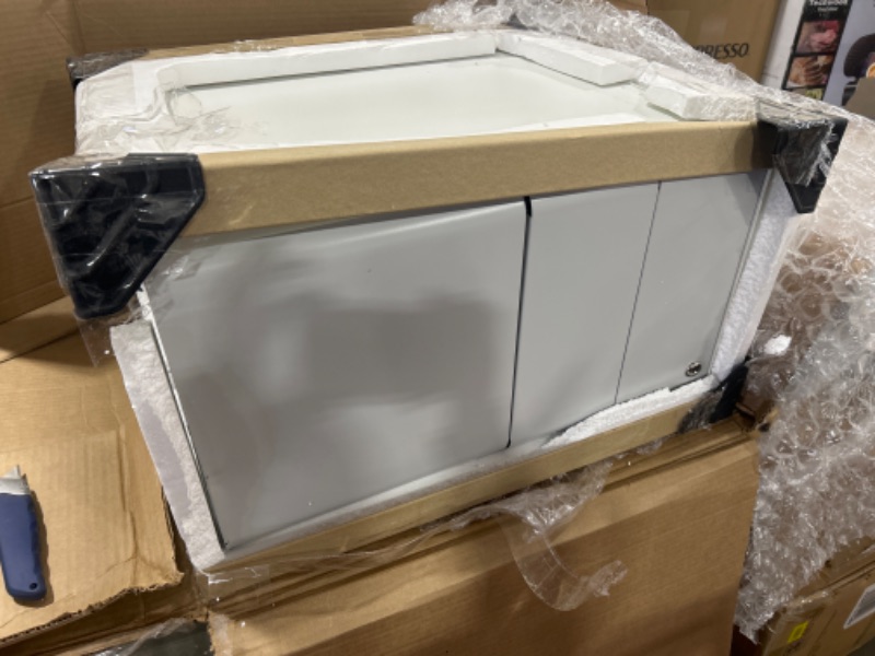 Photo 1 of 3-Drawer Premium Locking Filing Cabinet Light Grey
