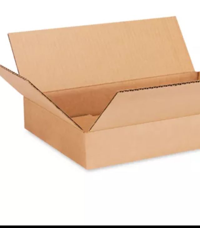 Photo 1 of 15 x 10 x 2" Lightweight 25CT Corrugated Boxes
