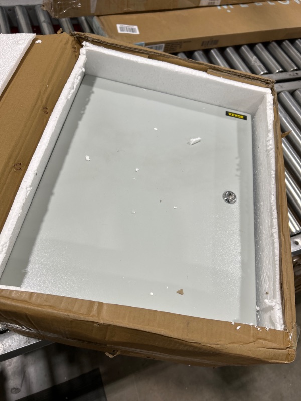Photo 1 of VEVOR NEMA Steel Enclosure, 16 x 12 x 8'' NEMA 4X Steel Electrical Box, IP66 Waterproof & Dustproof, Outdoor/Indoor Electrical Junction Box, with Mounting Plate