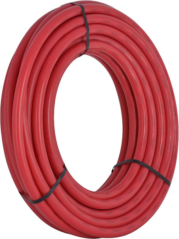 Photo 1 of 1/2 in. x 50 ft. Coil Red PEX Pipe Tubing Radiant Floor Heat New SharkBite 