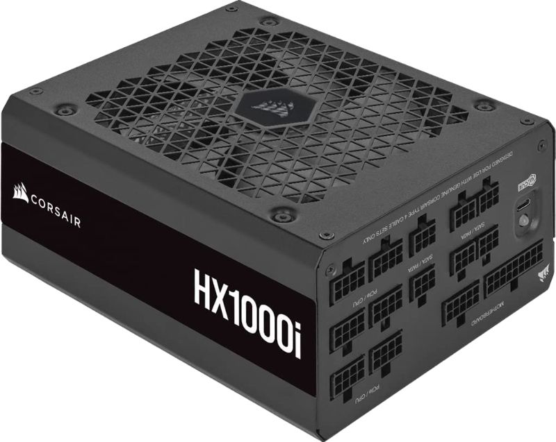 Photo 1 of HX1000i Fully Modular Ultra-Low Noise Platinum ATX 1000 Watt PC Power Supply
