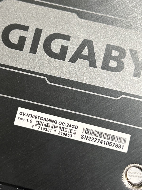 Photo 7 of Gigabyte GeForce RTX 3090 Ti Gaming OC 24G Graphics Card, 3X WINDFORCE Fans, 24GB 384-bit GDDR6X, GV-N309TGAMING OC-24GD Video Card