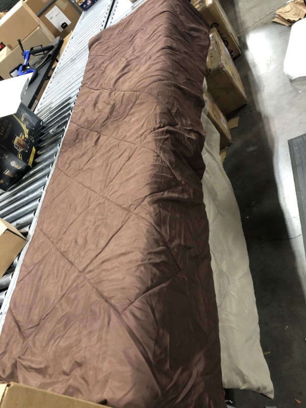 Photo 1 of 76X86 INCH COMFORTER BROWN 