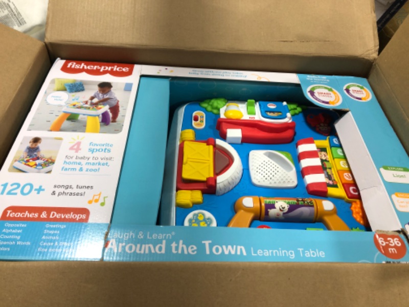 Photo 2 of Fisher-Price Laugh & Learn Around The Town Learning Table Standard Packaging