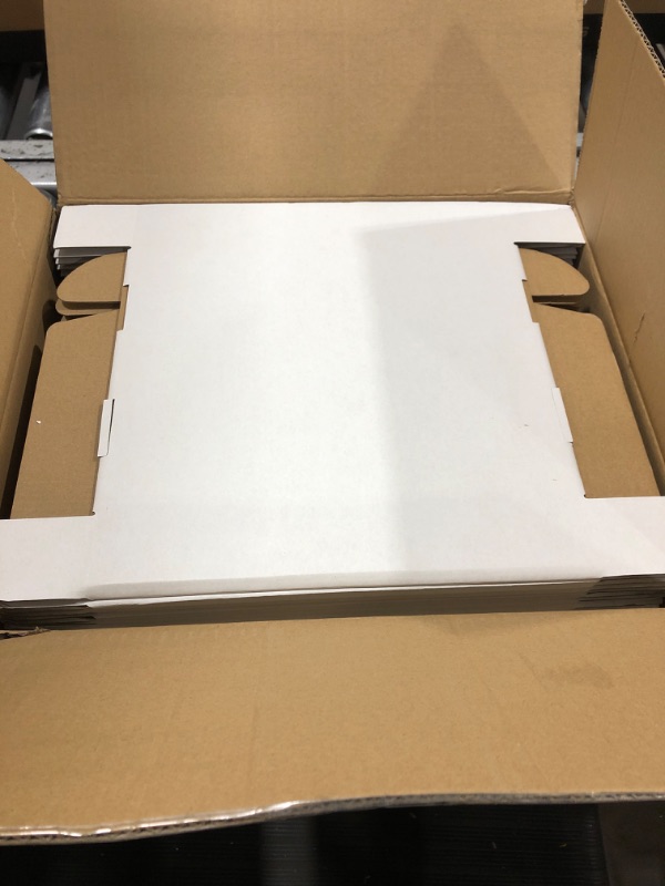 Photo 2 of 11x8x2 inches Shipping Boxes, White Corrugated Cardboard Box Mailer Boxes for Shipping Gift Boxes for Mailing 25 Pcs (11X8X2)