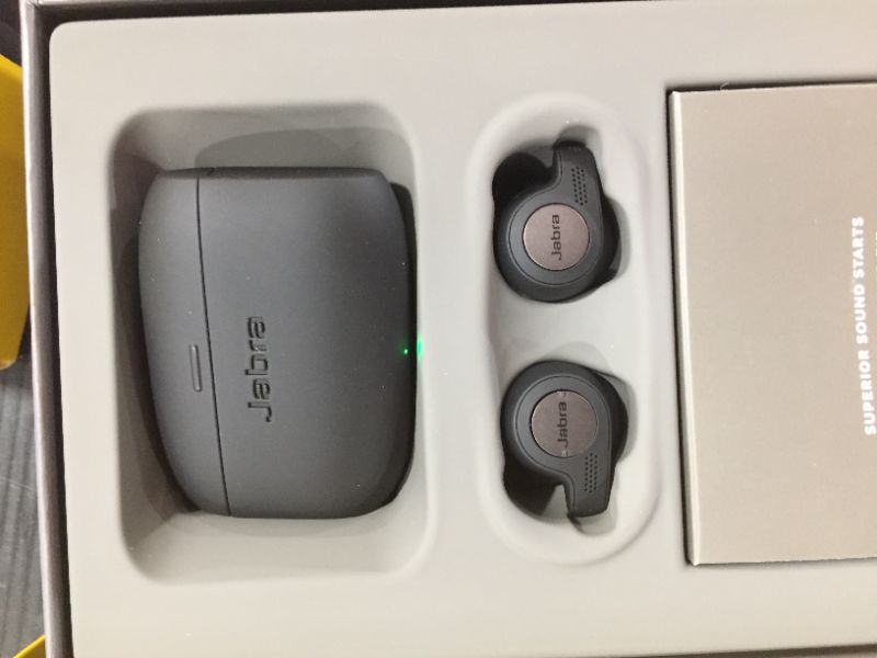 Photo 1 of Jabra Elite Active 65t Bluetooth Wireless Earbuds 100-99010002-14 Titanium Black