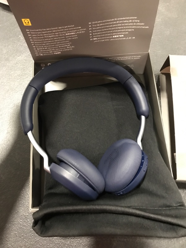 Photo 1 of Jabra Elite 45H - Wireless Headphones with Microphone (Navy)