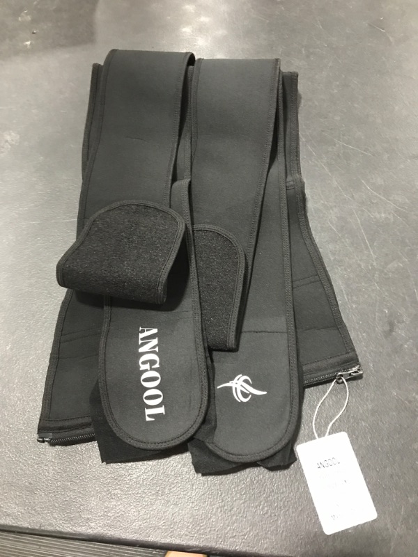 Photo 1 of ANGOOL Neopren Waist Trainer for Women,Workout Plus Size Trimmer Belt Sauna Sweat Corset Cincher with Zipper
