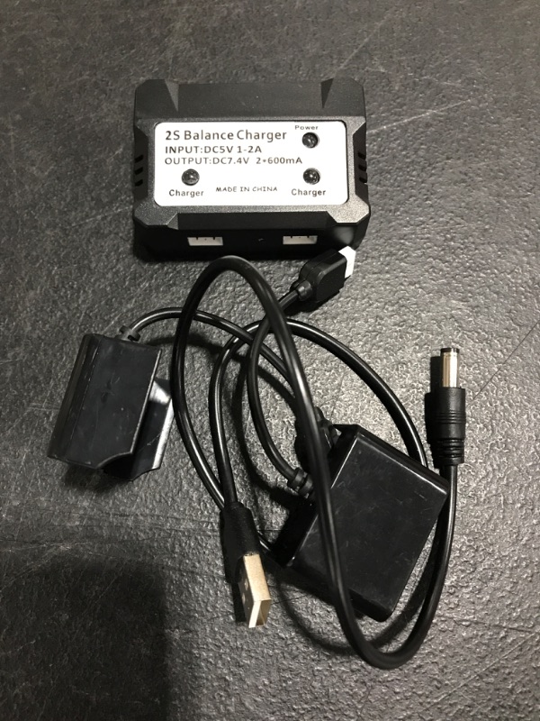 Photo 1 of MOONZON 2-in-1 Lithium Battery Balance Charger for HS700 HS700D MJX Bugs 3 pro B3pro D85 EX2H Brushless Four-axis Aircraft Remote Drone
