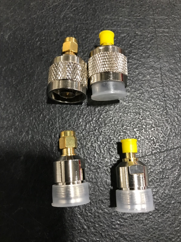 Photo 1 of onelinkmore SMA to N Adapter Kit 4 Type RF Connectors N Male/Female to SMA Female/Male Wi-Fi Adapter…