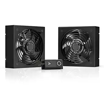 Photo 1 of AC Infinity Rack ROOF Fan KIT, Quiet Dual-Fans with Speed Controller, for Cooling AV, Home Theater, Network 19” Racks
