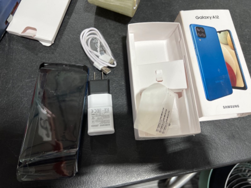 Photo 4 of Samsung Galaxy A12, International Factory Unlocked, 64 GB, Blue Color, 48 Camera, 5,000 Battery
