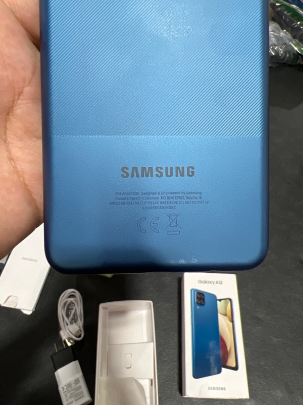 Photo 5 of Samsung Galaxy A12, International Factory Unlocked, 64 GB, Blue Color, 48 Camera, 5,000 Battery
