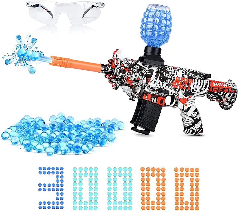 Photo 1 of Gel Ball Blaster, VRJEUGO Splatter Ball Toy  M416 Toy for Outdoor Activities and Shooting Game for Boys and Girls Ages 14+, Red
