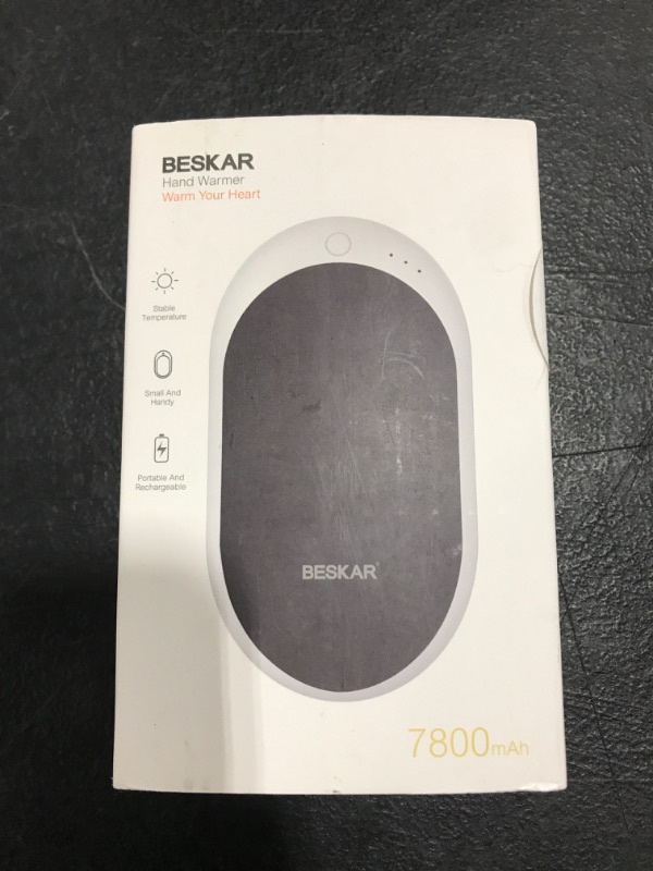 Photo 2 of BESKAR Rechargeable Hand Warmer. OPEN BOX. 