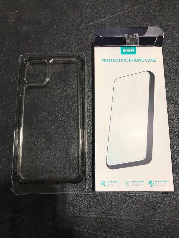 Photo 2 of ESR Air Armor Designed for iPhone 11 Pro Max Case [Shock-Absorbing] [Scratch-Resistant] [Military Grade Protection] Hard PC + Flexible TPU Frame. 