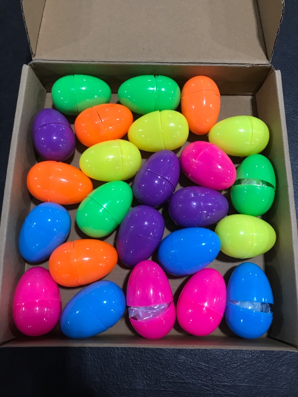 Photo 2 of CAMIRUS 24 Pcs Mochi Squishy Prefilled Easter Eggs Toys Inside, Surprise Eggs Filled Kawaii Stress Reliever Squishies

