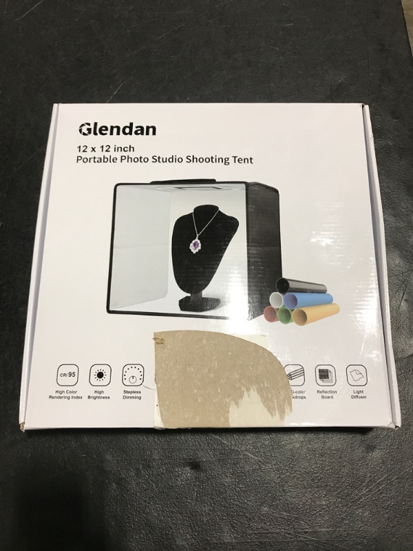 Photo 1 of Glendan Portable Photo Studio Light Box. 