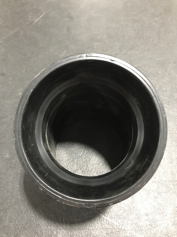 Photo 1 of 4 in. ABS DWV 22-1/2-Degree Hub x Spigot Elbow Fitting

