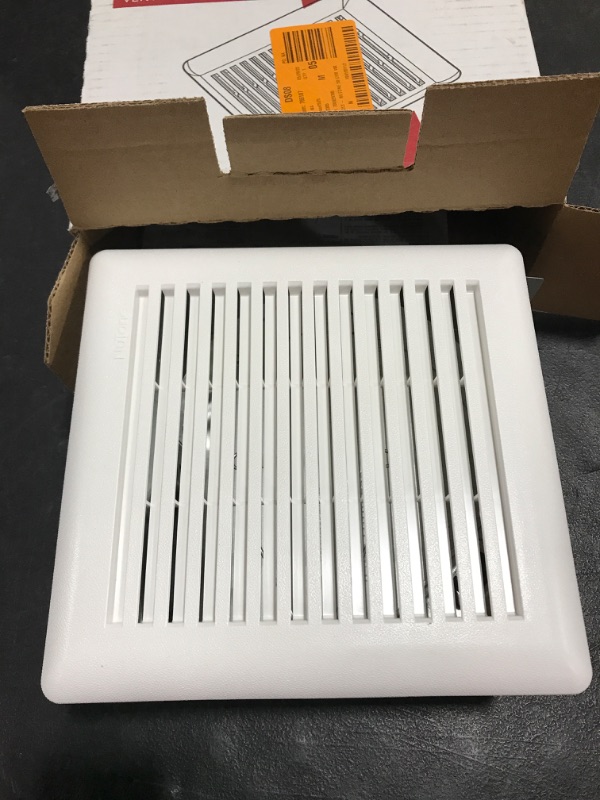 Photo 3 of 50 CFM Ceiling/Wall Mount Bathroom Exhaust Fan. OPEN BOX. HOUSING AND GRILL ONLY.
