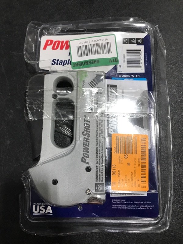 Photo 3 of ARROW PowerShot 5700 Forward Action Staple Gun. PRIOR USE.
