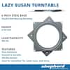 Photo 2 of 6 in. Square Lazy-Susan Turntable with 400 lb. Load Rating
