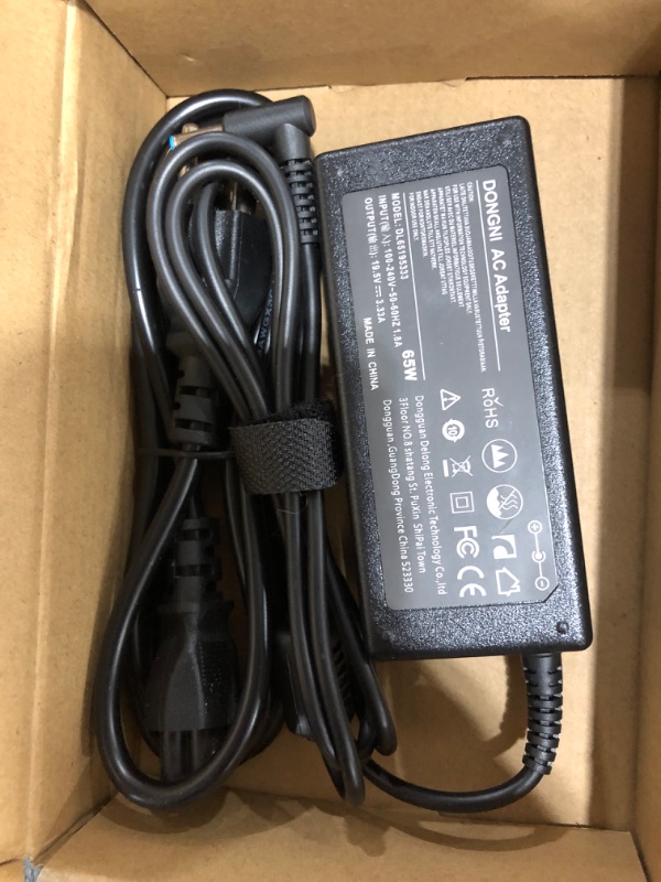 Photo 2 of 65W 19.5V 3.33A Ac Adapter for HP Pavilion x360 11 13 15