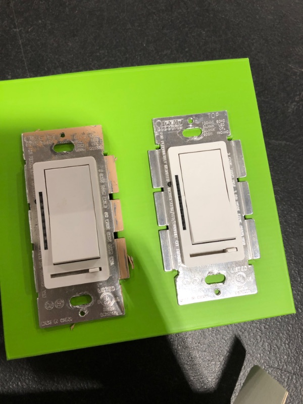 Photo 1 of 3 Way Smart Switch, Wi-Fi Light Switch Work with Alexa and Google Home, Schedule Timer, Neutral Wire Required,3-Way Installation and No Hub Required, ETL and FCC Listed,2.4GHz Only(2Pack)
