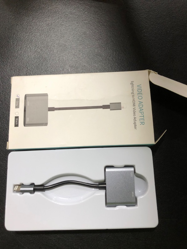 Photo 1 of Lightning to HDMI Video Adapter-Gray