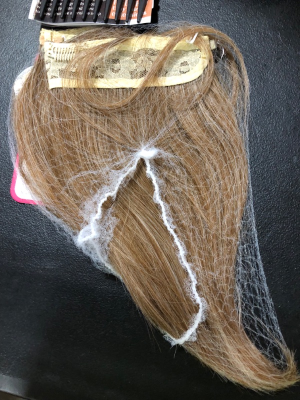 Photo 3 of  Invisible Wire Hair Extensions with Transparent Headband Adjustable Size Removable Secure Clips