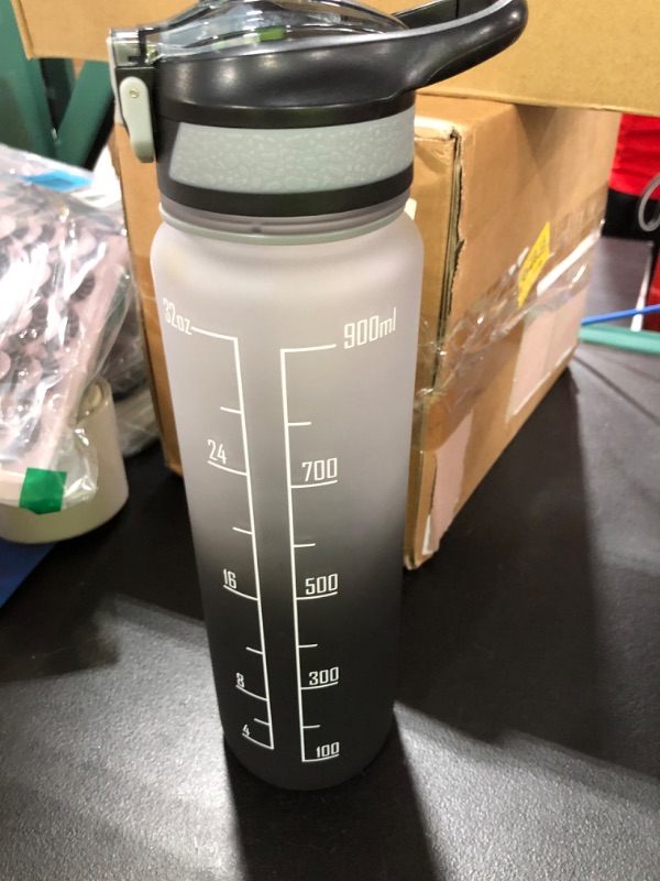 Photo 2 of 32OZ Water Bottles with Removable Straw & Time Marker