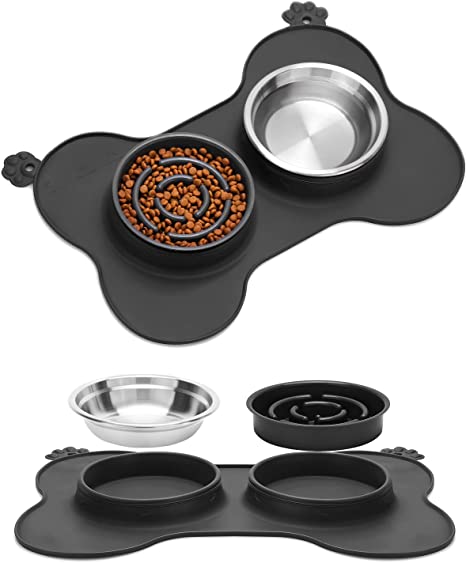 Photo 1 of 3-in-1 Dog Bowl/Water Bowl&Slow Feeder