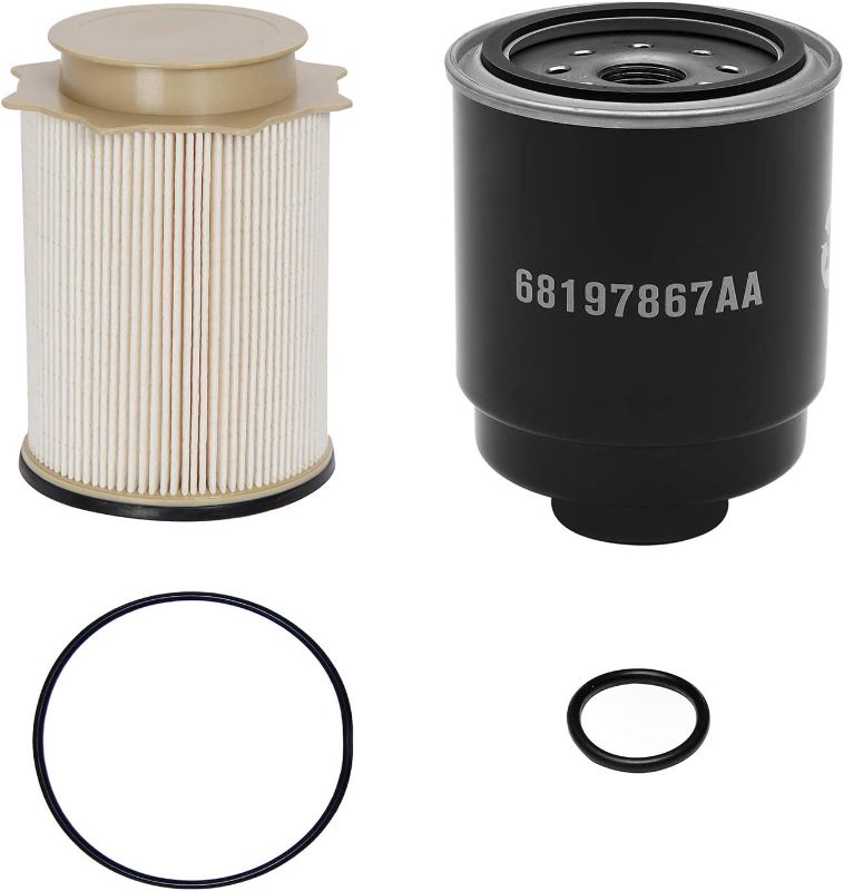 Photo 1 of 6.7L Cummins Fuel Filter Water Separator Set | Replacement for 2013-2018 Dodge Ram 2500 3500 4500 5500 6.7L Cummins Turbo Diesel Engines | Replaces# 68197867AA, 68157291AA
