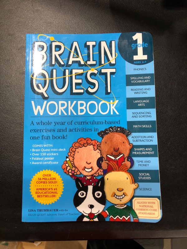 Photo 2 of Brain Quest Workbook: 1st Grade