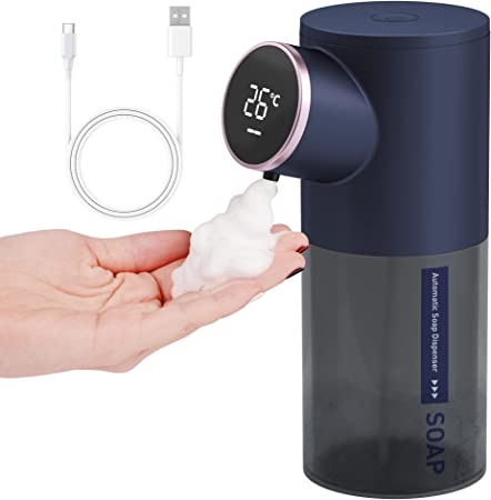 Photo 1 of Automatic Soap Dispenser,VIBIRIT Touchless Rechargeable Sensor Foaming Soap Dispenser with Display,Hand Soap Dispenser Suitable for Bathrooms,Kitchens,Offices,10.8oz/320 ml