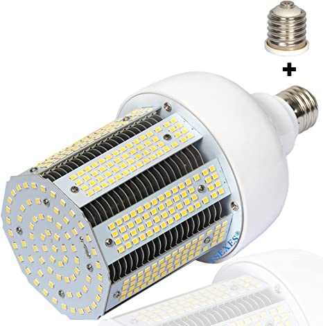 Photo 1 of 120W LED Corn Cob Bulb, E26/E39 Mogul Base Lamp, 6000K Daylight 18000LM Replacement 400-600 Watt Metal Halide HID HPS CFL, for Garage Warehouse Parking lot High Bay Work Shop Lamp