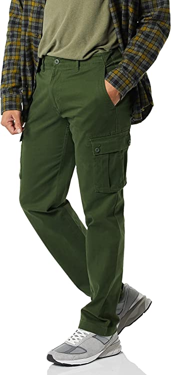 Photo 1 of Amazon Essentials Men's Straight-Fit Stretch Cargo Pant 40 W  X 28 L