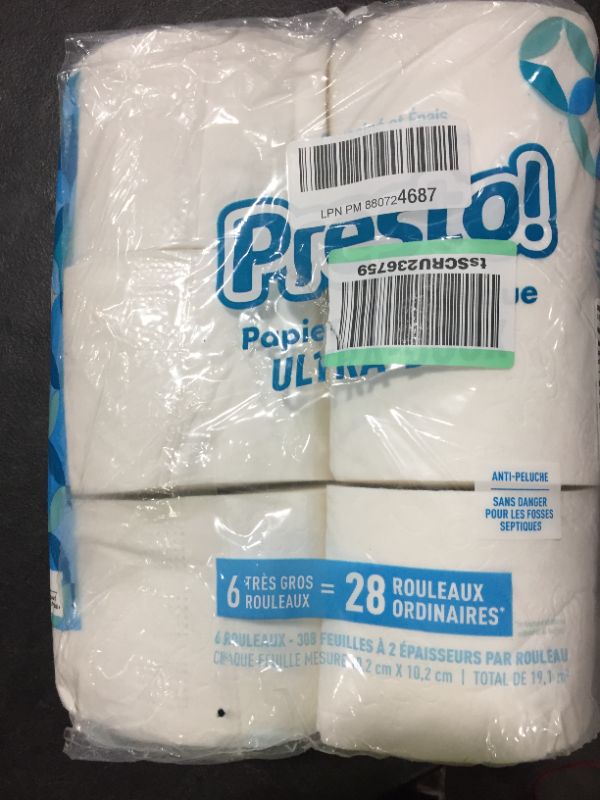 Photo 2 of Amazon Brand - Presto! 308-Sheet Mega Roll Toilet Paper