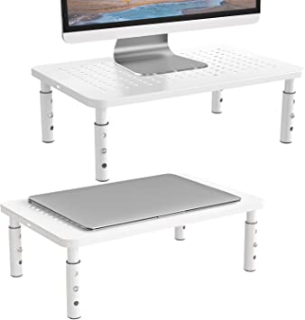 Photo 1 of White Adjustable Laptop/monitor Stand-Riser-Holder