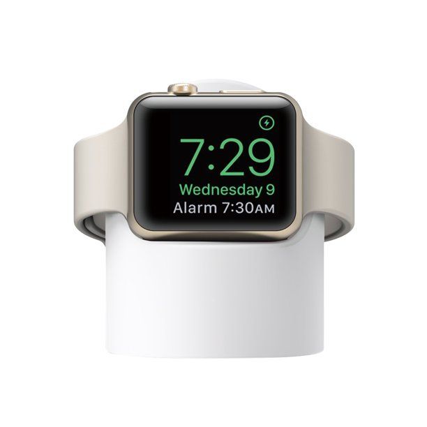 Photo 1 of Charger Dock for Apple Watch [WHITE] Magnetic Wireless Charging Pod for iWatch Series 3/2/1 (38mm, 42mm)