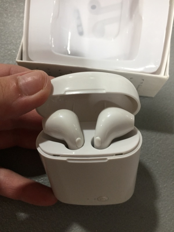 Photo 3 of Wireless Earbuds- compatible with OS and Android Devices-white