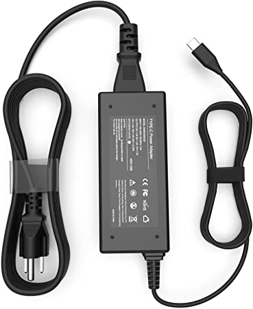 Photo 1 of Universal 45W USB-C Google Chromebook Laptop Charger Replacement