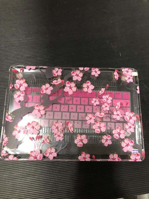 Photo 2 of CISSOOK Hard Shell Case for MacBook Pro 13 inch M2 Chip A2338 M1 A2289 A2251 2022-2020 Released, Cherry Floral Beauty Cover with Keyboard Cover and Screen Protector for 2022 Pro 13" - Cherry Blossoms